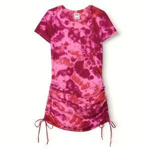Victoria's Secret PINK tie-dye ruched side mini dress Medium